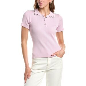 Colette Rose Womens  Ribbed Top, Pink